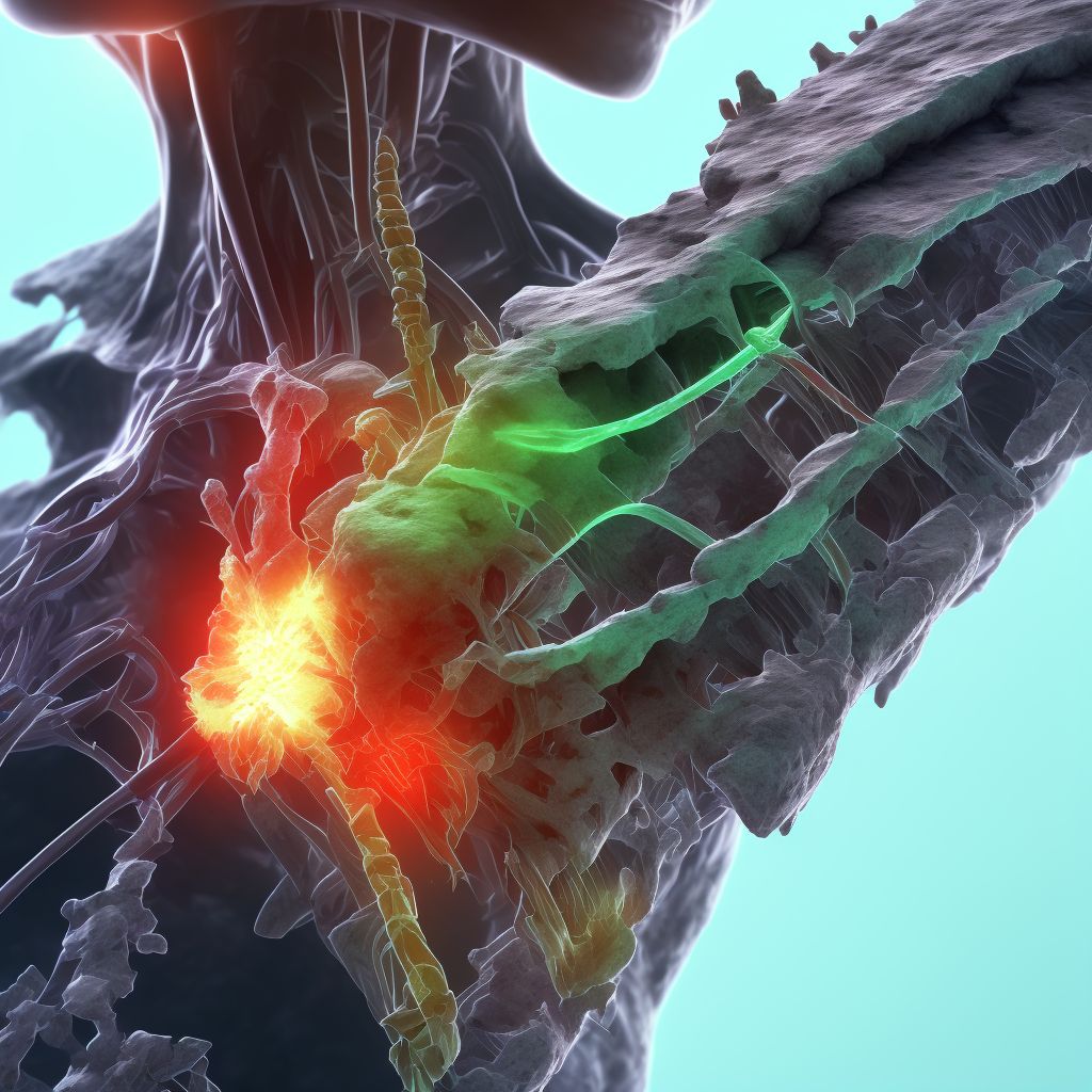 Unspecified fracture of left ischium, initial encounter for closed fracture digital illustration