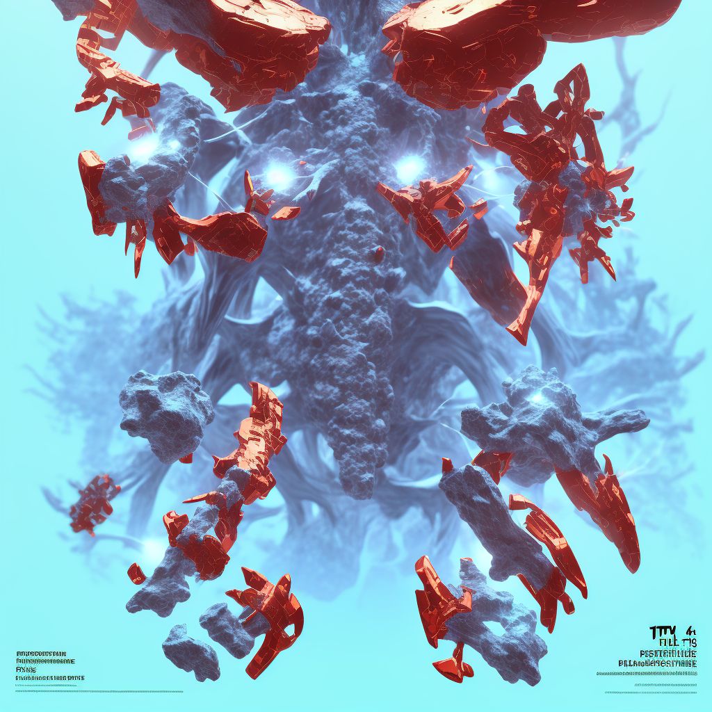 Multiple fractures of pelvis with stable disruption of pelvic ring, subsequent encounter for fracture with routine healing digital illustration