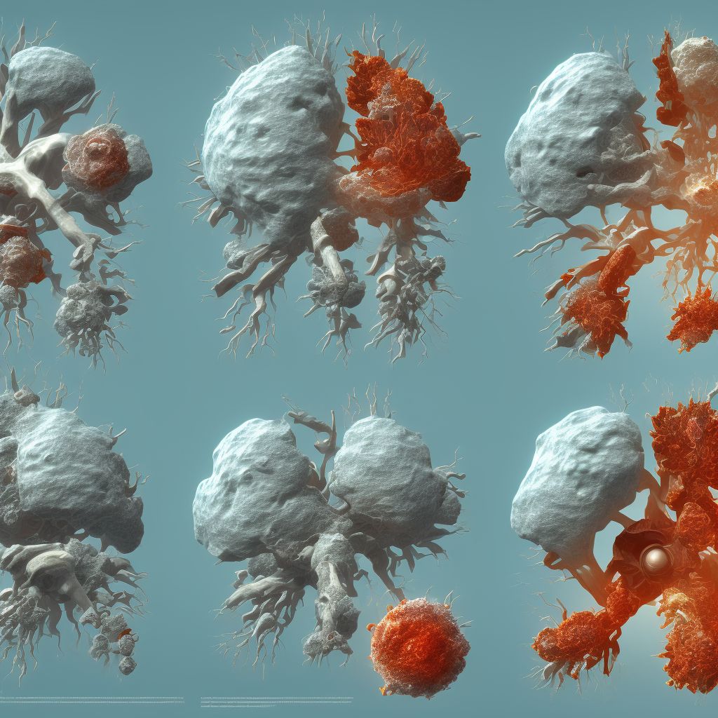 Dislocation of other parts of lumbar spine and pelvis, subsequent encounter digital illustration