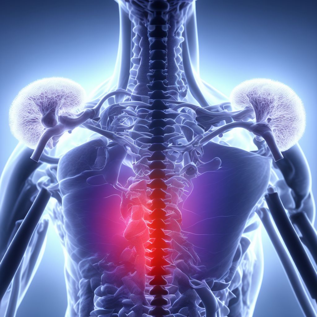 Sprain of unspecified parts of lumbar spine and pelvis, initial encounter digital illustration