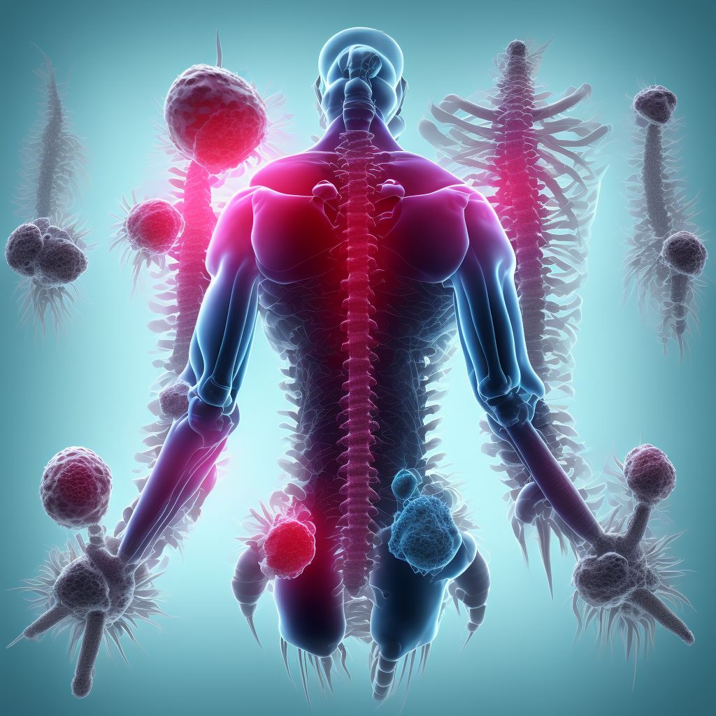 Unspecified injury to L1 level of lumbar spinal cord, initial encounter digital illustration