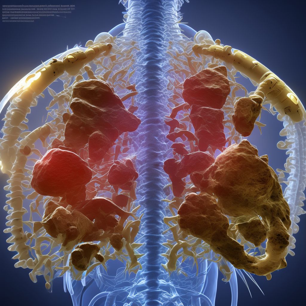 Unspecified injury to L3 level of lumbar spinal cord, subsequent encounter digital illustration