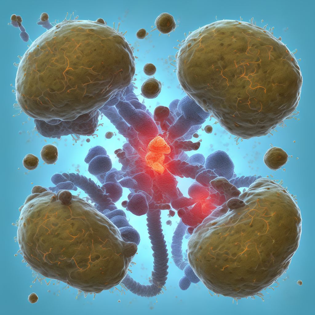 Complete lesion of L1 level of lumbar spinal cord, subsequent encounter digital illustration