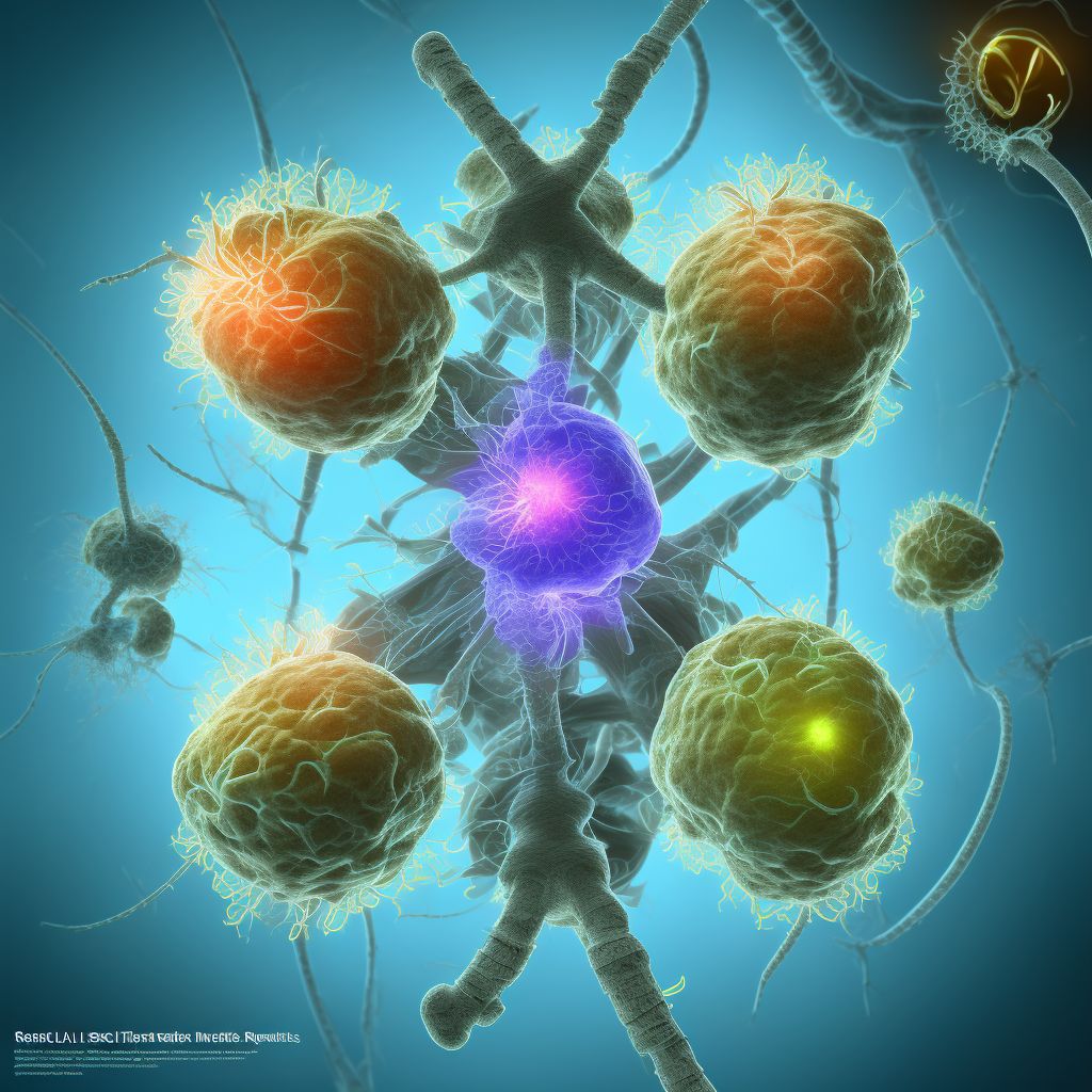 Injury of nerve root of sacral spine, sequela digital illustration