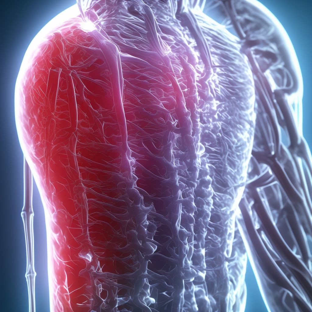 Injury of peripheral nerve(s) at abdomen, lower back and pelvis level, subsequent encounter digital illustration