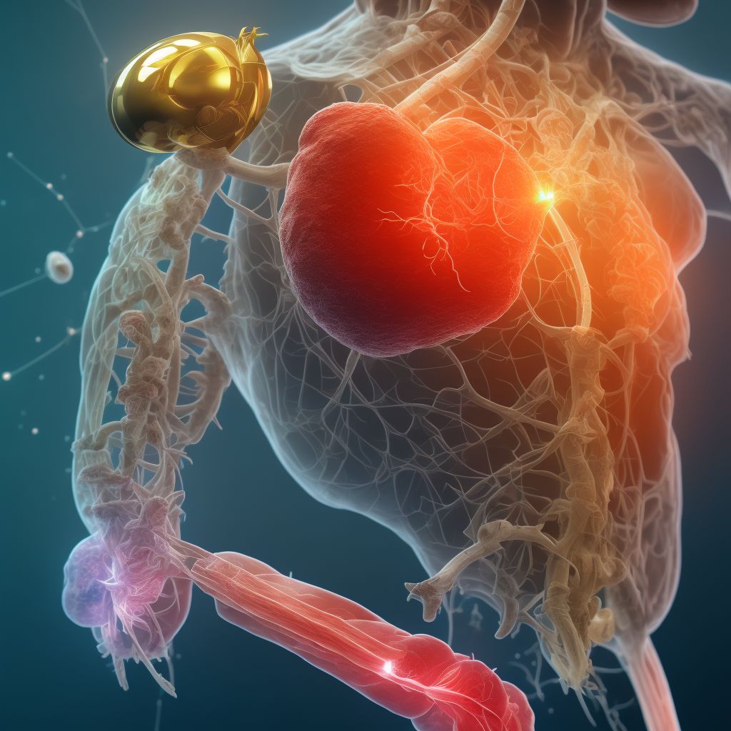 Other injury of inferior vena cava, subsequent encounter digital illustration