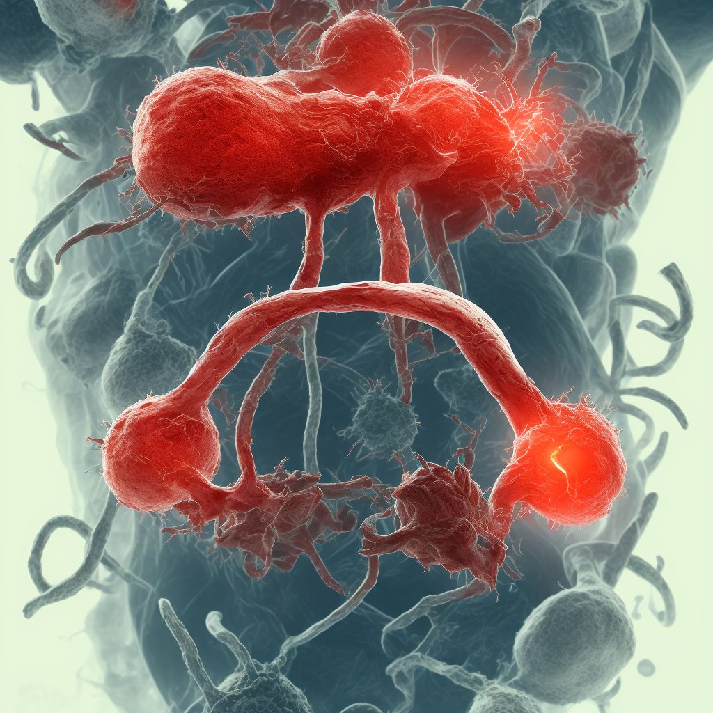 Other injury of superior mesenteric artery, subsequent encounter digital illustration