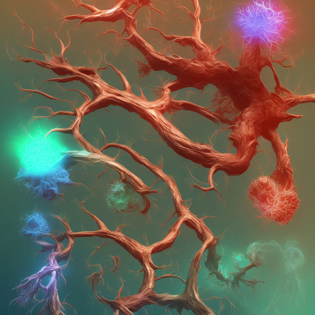 Other injury of branches of celiac and mesenteric artery, initial encounter digital illustration