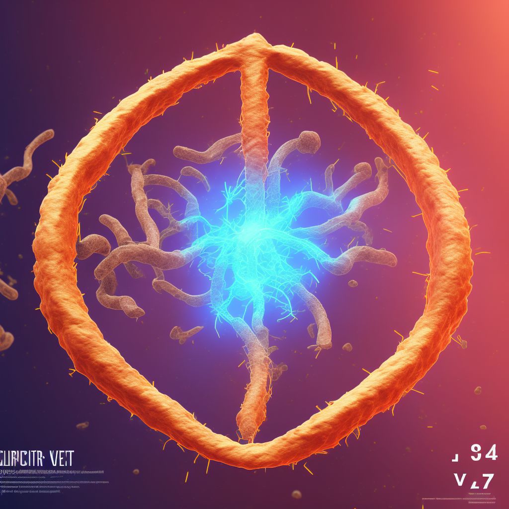 Laceration of superior mesenteric vein, initial encounter digital illustration