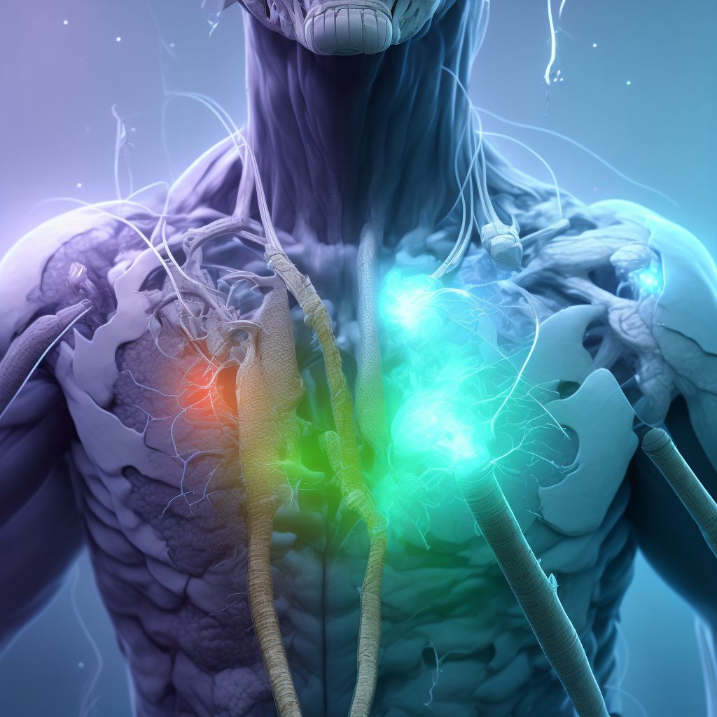 Other specified injury of right renal vein, initial encounter digital illustration