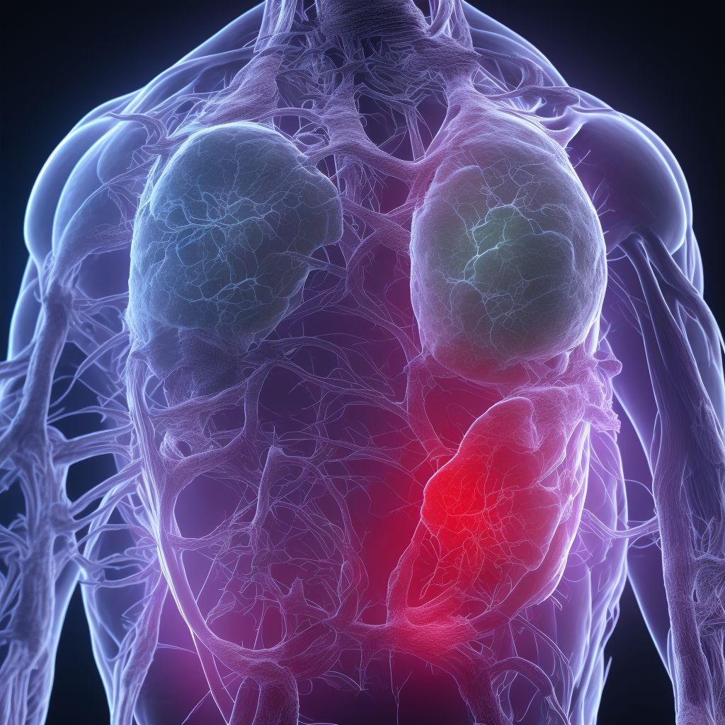 Other specified injury of other blood vessels at abdomen, lower back and pelvis level, initial encounter digital illustration