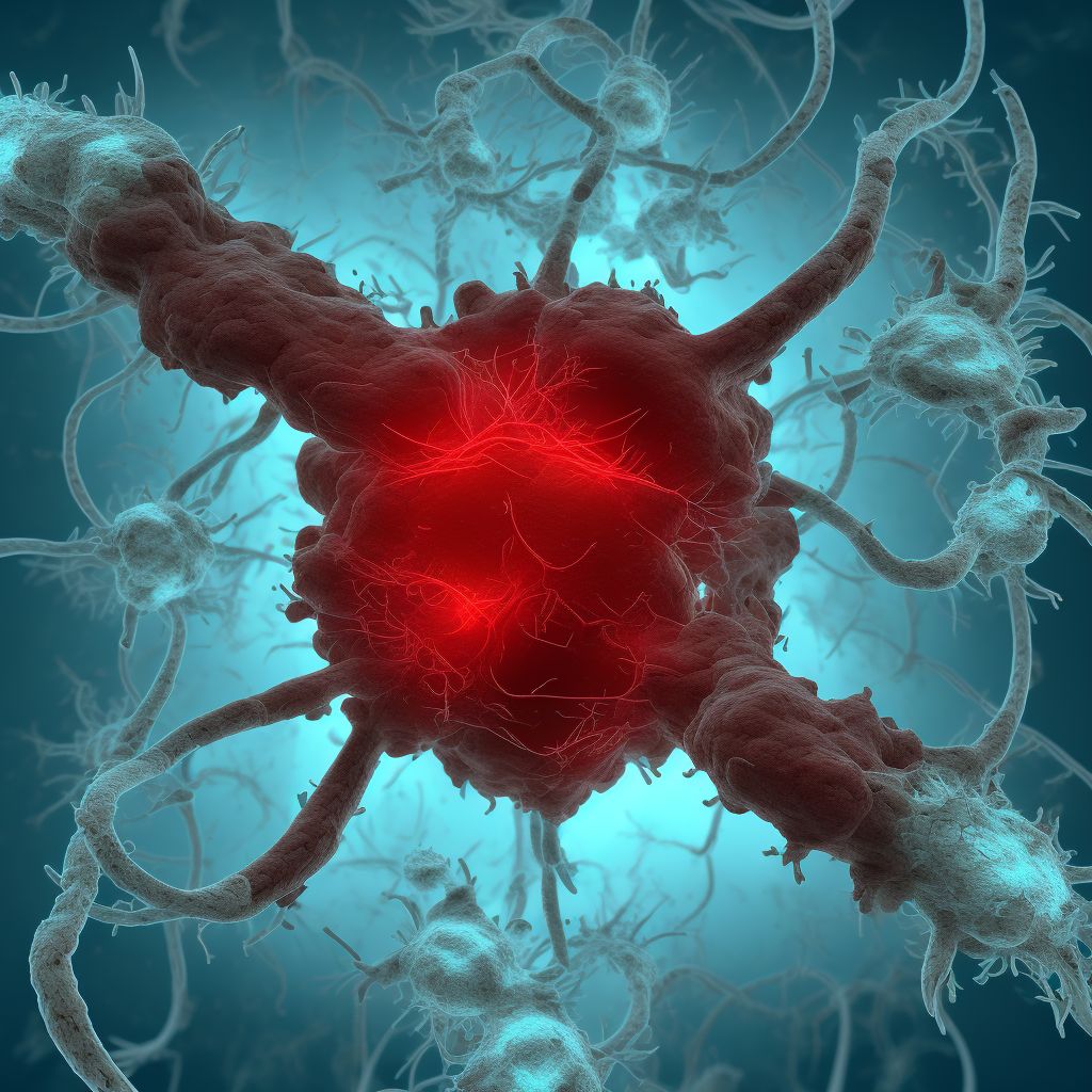 Laceration of unspecified blood vessel at abdomen, lower back and pelvis level, initial encounter digital illustration