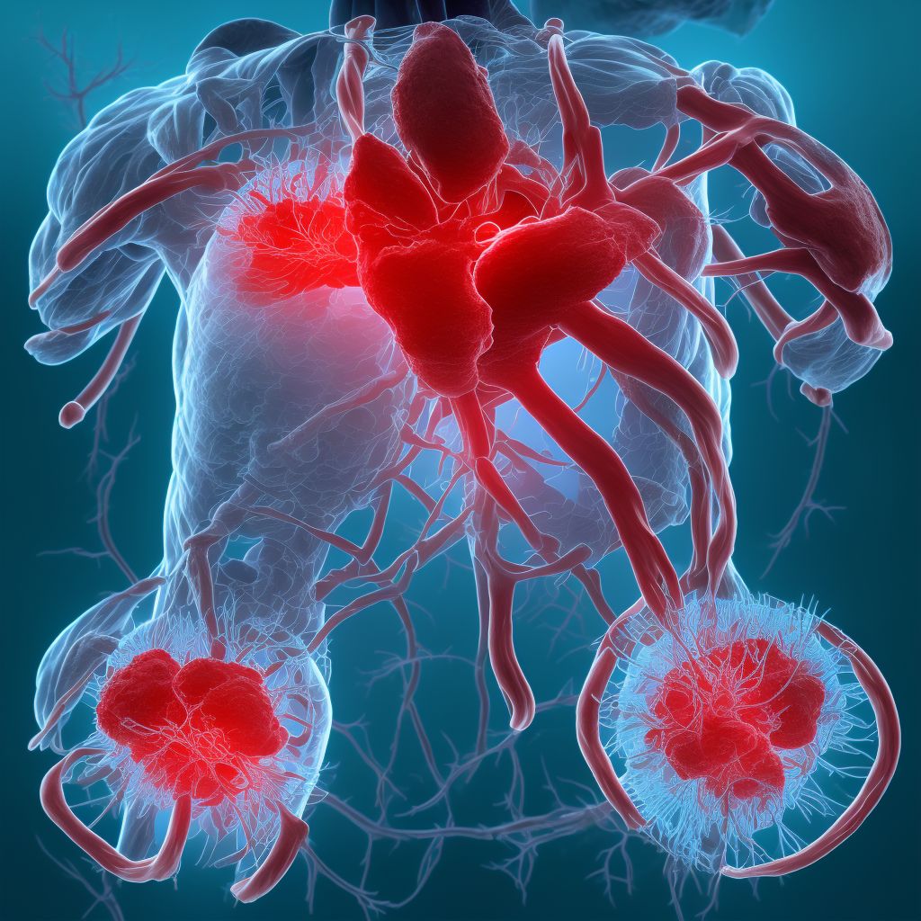 Other specified injury of unspecified blood vessel at abdomen, lower back and pelvis level, initial encounter digital illustration