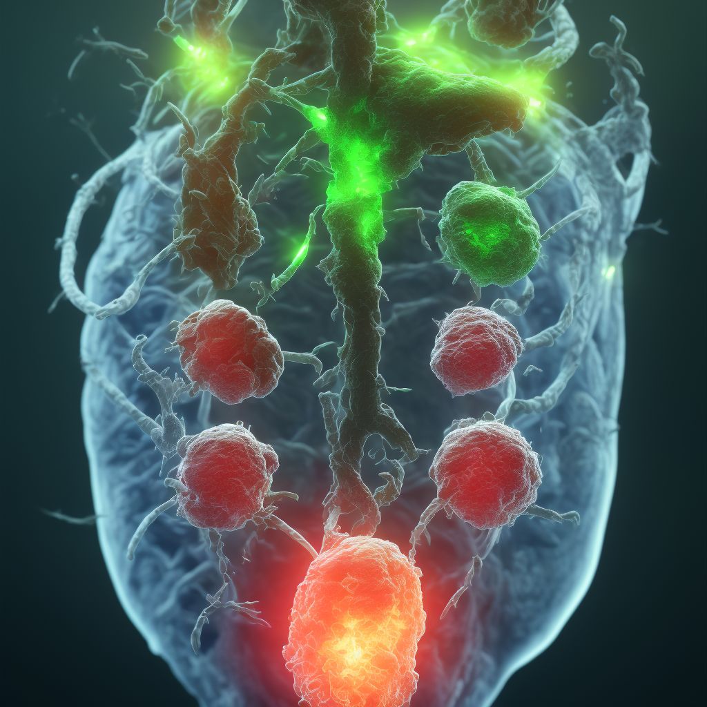 Moderate laceration of liver, initial encounter digital illustration