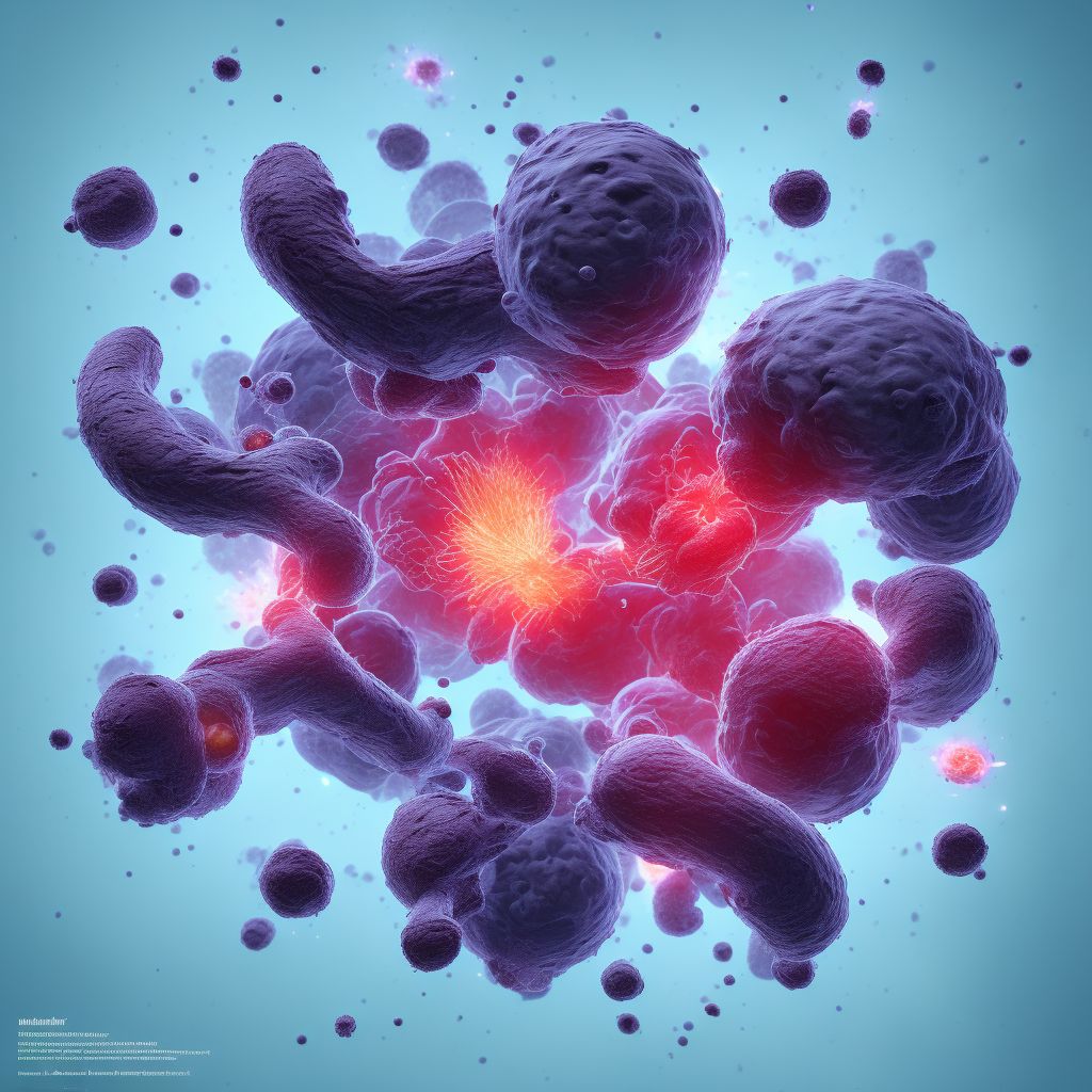 Primary blast injury of unspecified part of small intestine, subsequent encounter digital illustration