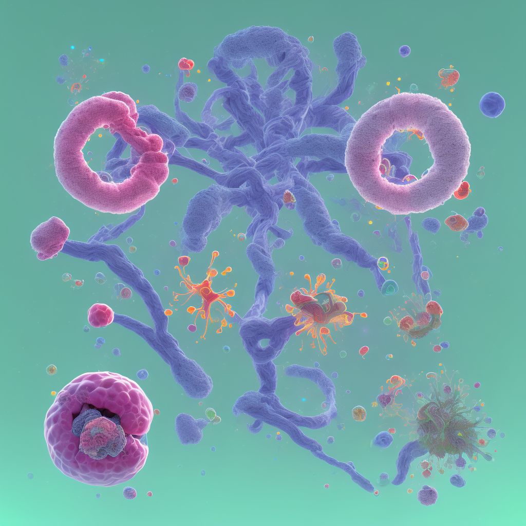 Contusion of ascending [right] colon, subsequent encounter digital illustration