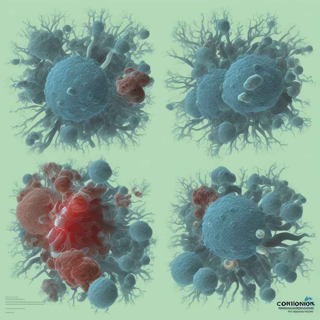 Contusion of rectum, sequela digital illustration