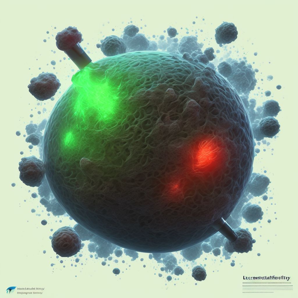 Moderate laceration of right kidney, subsequent encounter digital illustration