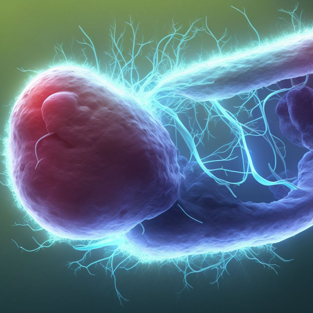 Contusion of fallopian tube, bilateral, sequela digital illustration