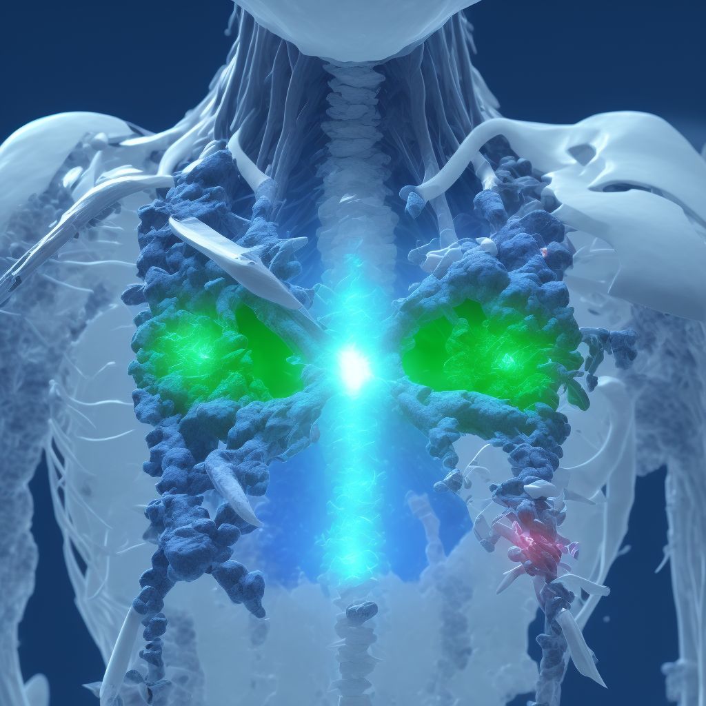 Nondisplaced fracture of shaft of left clavicle, subsequent encounter for fracture with routine healing digital illustration