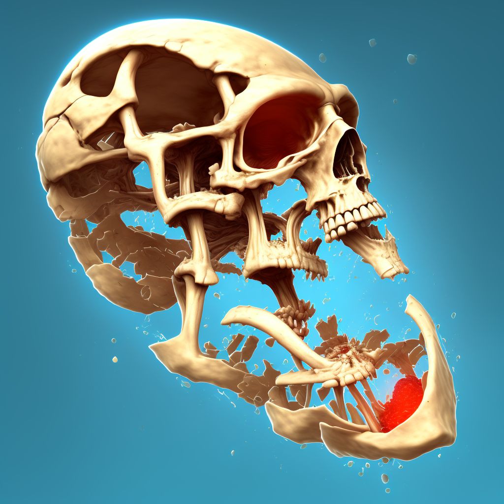 Unspecified fracture of upper end of unspecified humerus, initial encounter for open fracture digital illustration