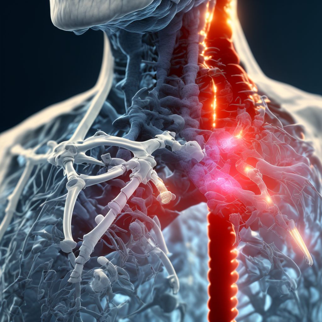 Unspecified nondisplaced fracture of surgical neck of left humerus, initial encounter for closed fracture digital illustration