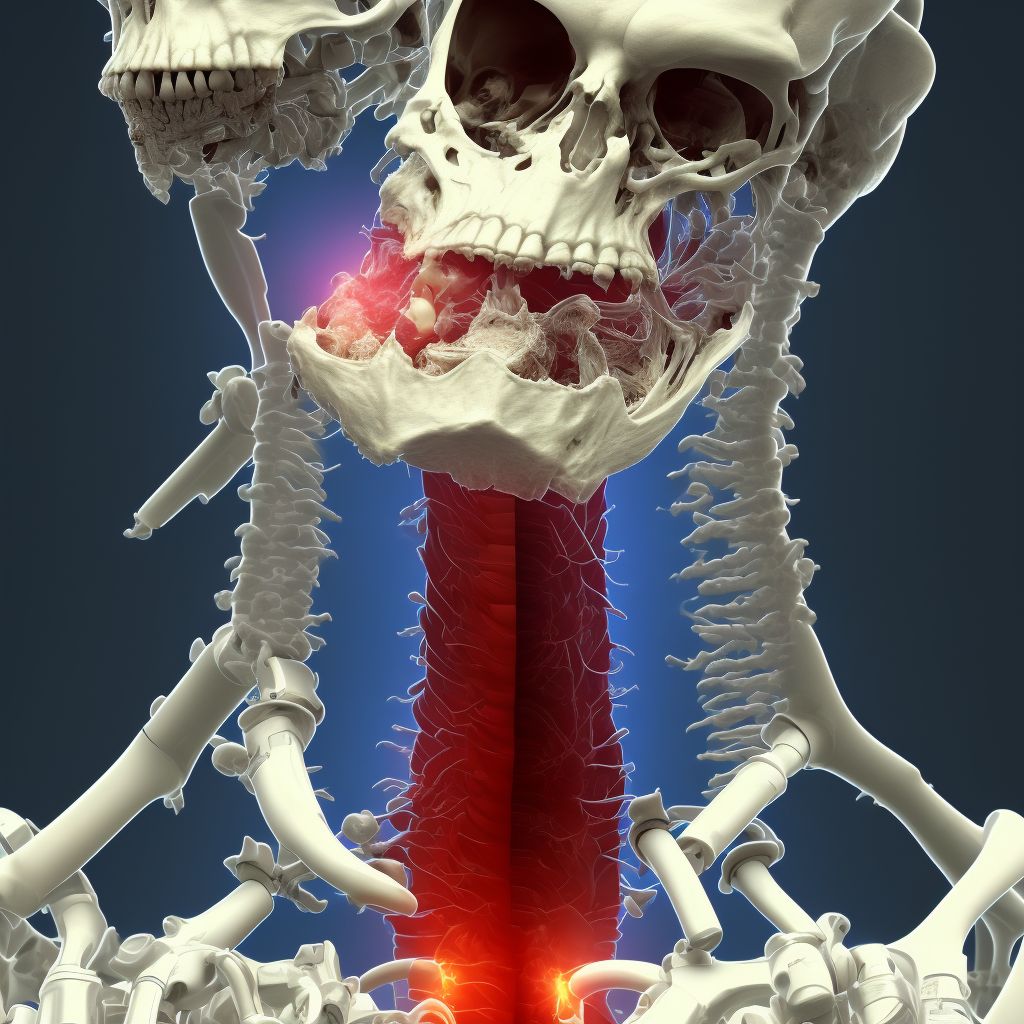 2-part nondisplaced fracture of surgical neck of left humerus, initial encounter for closed fracture digital illustration