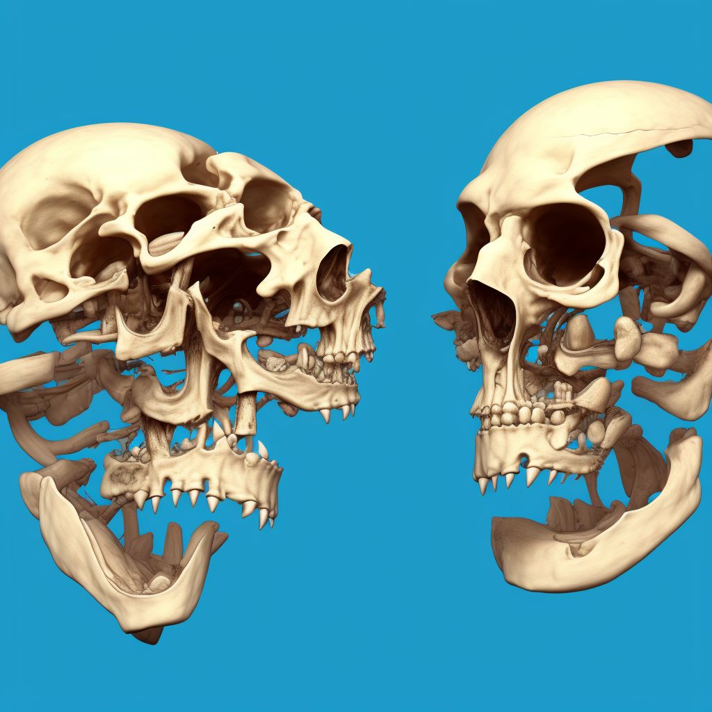 Nondisplaced fracture of greater tuberosity of left humerus, sequela digital illustration