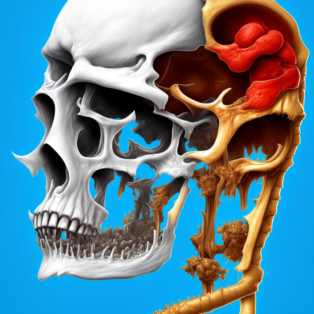 Nondisplaced fracture of lesser tuberosity of left humerus, subsequent encounter for fracture with nonunion digital illustration