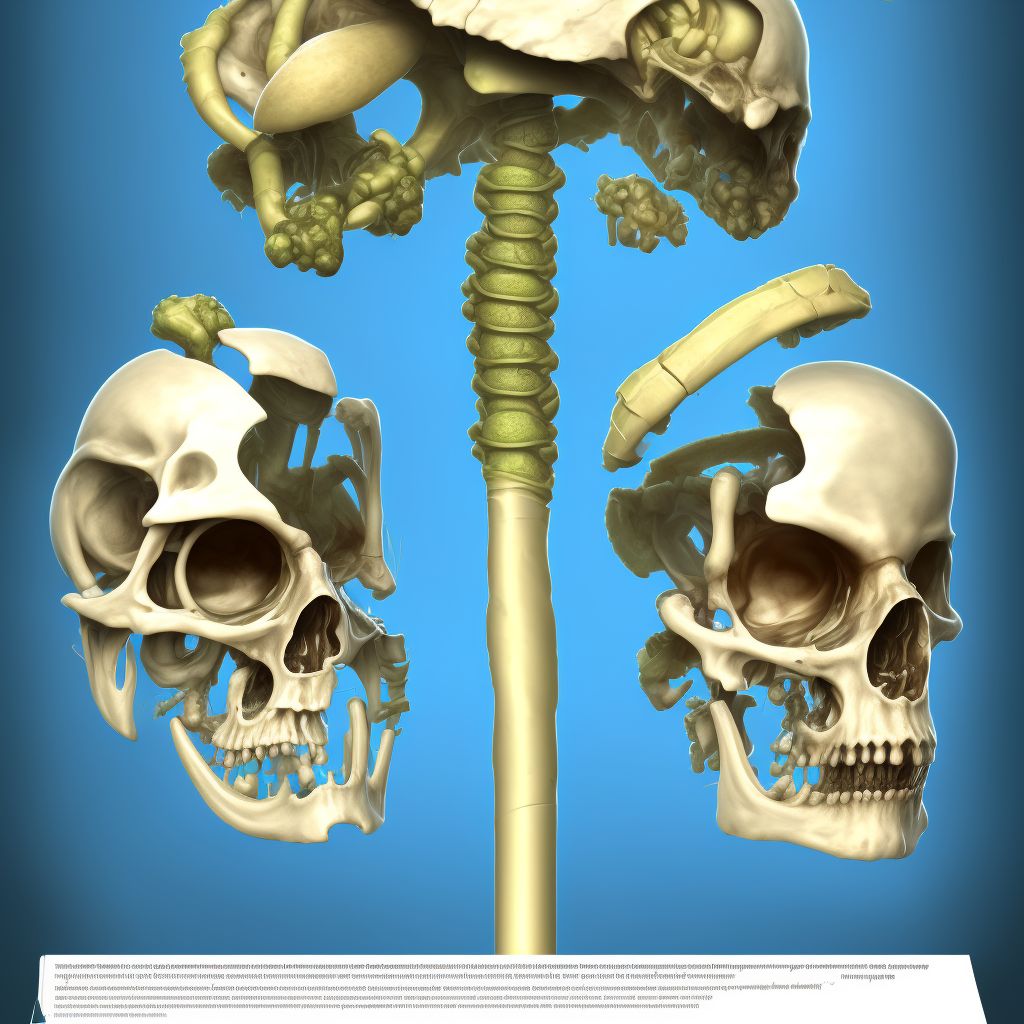 Nondisplaced segmental fracture of shaft of humerus, left arm, subsequent encounter for fracture with routine healing digital illustration