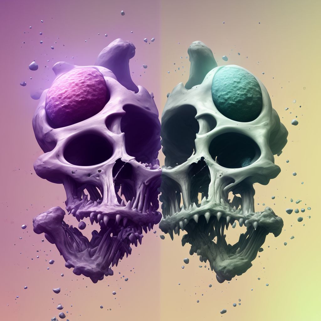 Other fracture of shaft of right humerus, subsequent encounter for fracture with malunion digital illustration