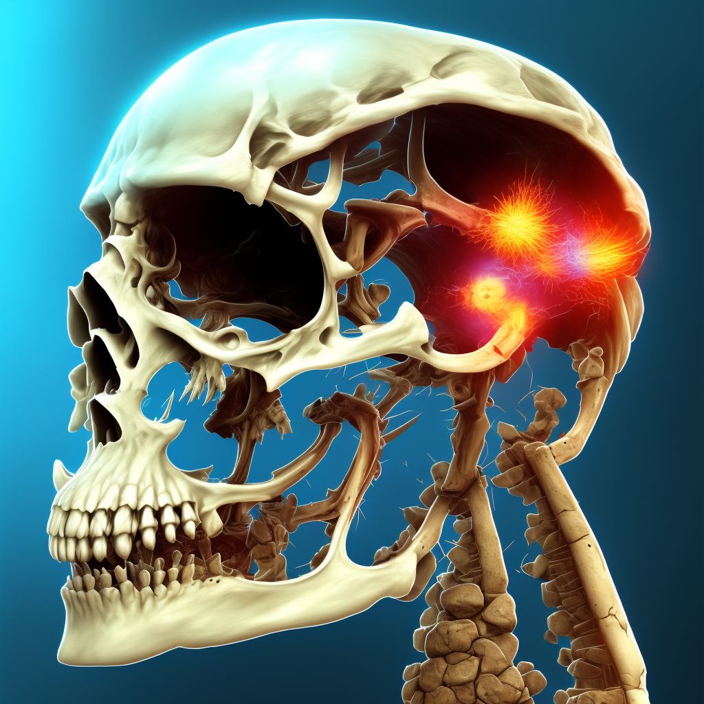 Other fracture of shaft of left humerus, subsequent encounter for fracture with malunion digital illustration