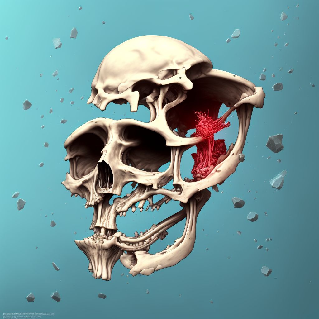 Unspecified fracture of lower end of left humerus, subsequent encounter for fracture with delayed healing digital illustration