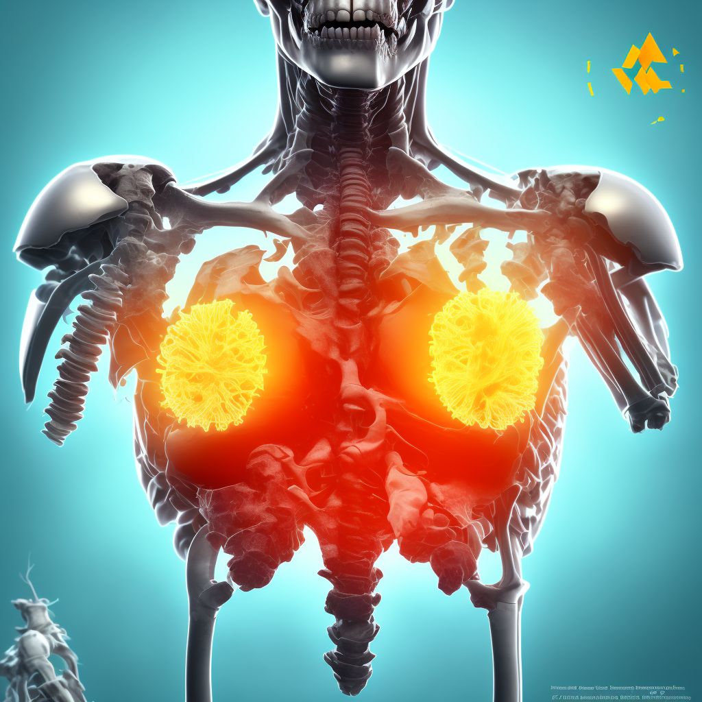 Displaced simple supracondylar fracture without intercondylar fracture of unspecified humerus, initial encounter for closed fracture digital illustration