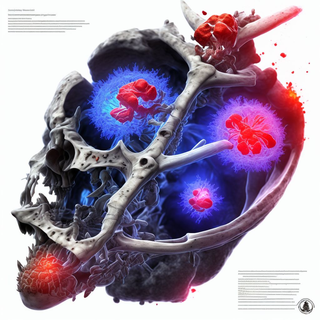 Incarcerated fracture (avulsion) of medial epicondyle of unspecified humerus, subsequent encounter for fracture with malunion digital illustration