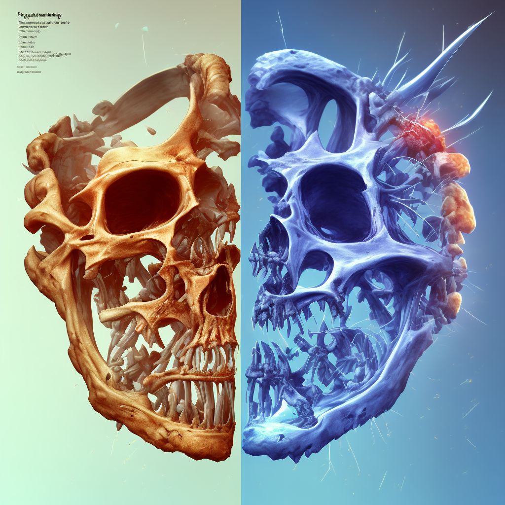 Displaced fracture of medial condyle of left humerus, initial encounter for closed fracture digital illustration