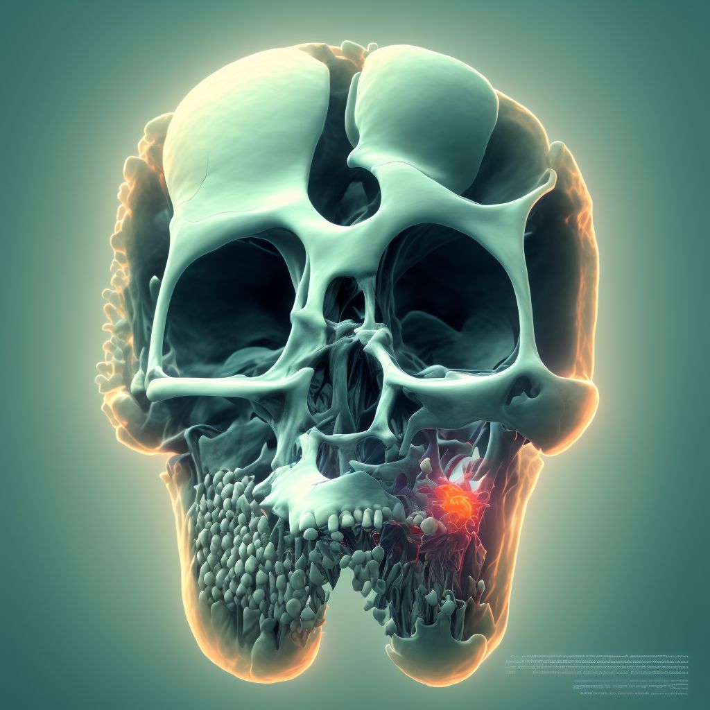 Nondisplaced fracture of medial condyle of left humerus, subsequent encounter for fracture with nonunion digital illustration