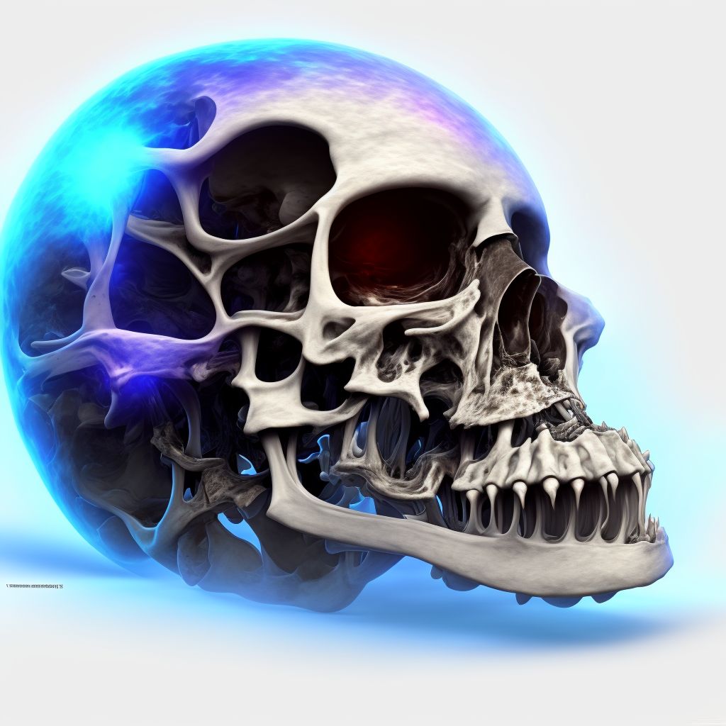 Nondisplaced transcondylar fracture of unspecified humerus, initial encounter for closed fracture digital illustration