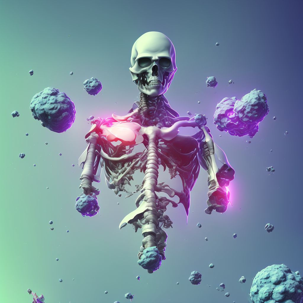 Other nondisplaced fracture of lower end of unspecified humerus, initial encounter for closed fracture digital illustration