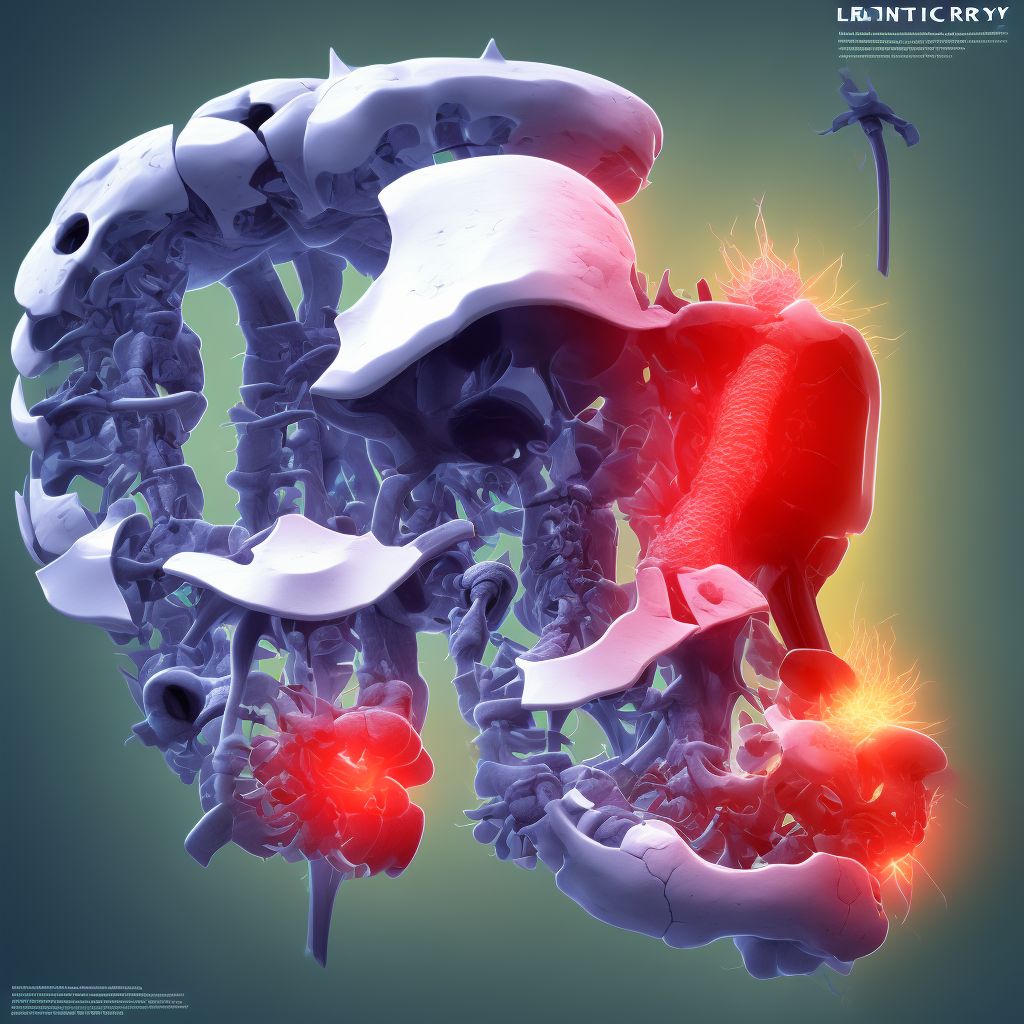 Anterior subluxation of left humerus, initial encounter digital illustration