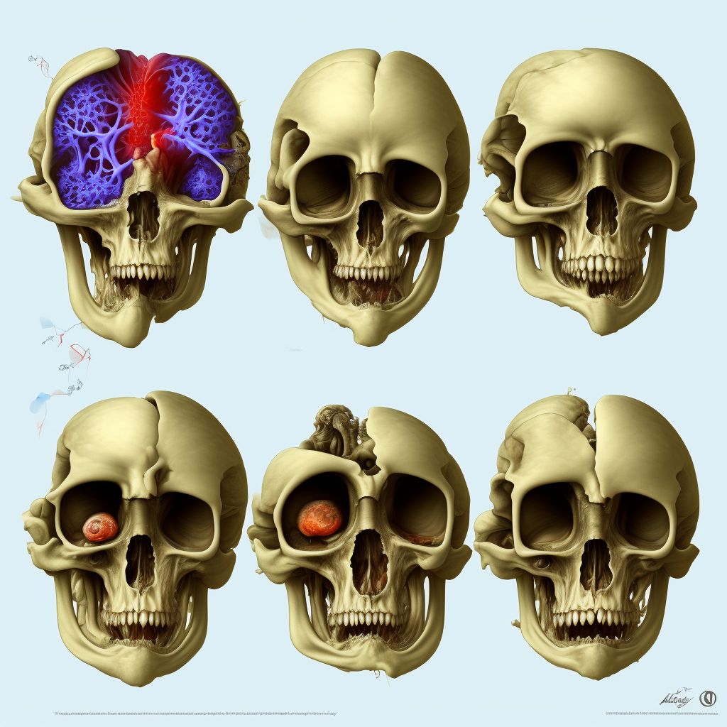 Anterior dislocation of unspecified humerus, initial encounter digital illustration