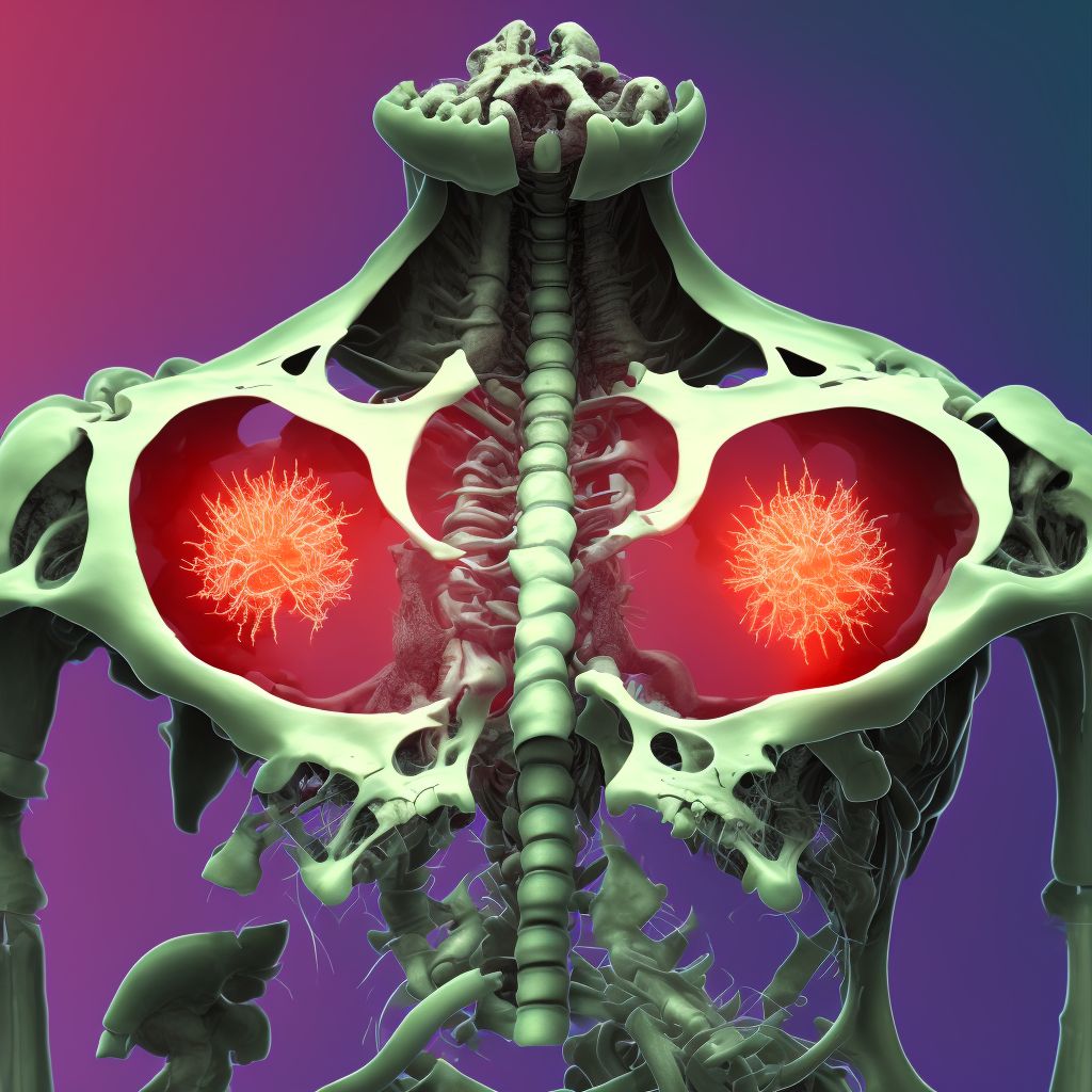 Inferior subluxation of left humerus, initial encounter digital illustration