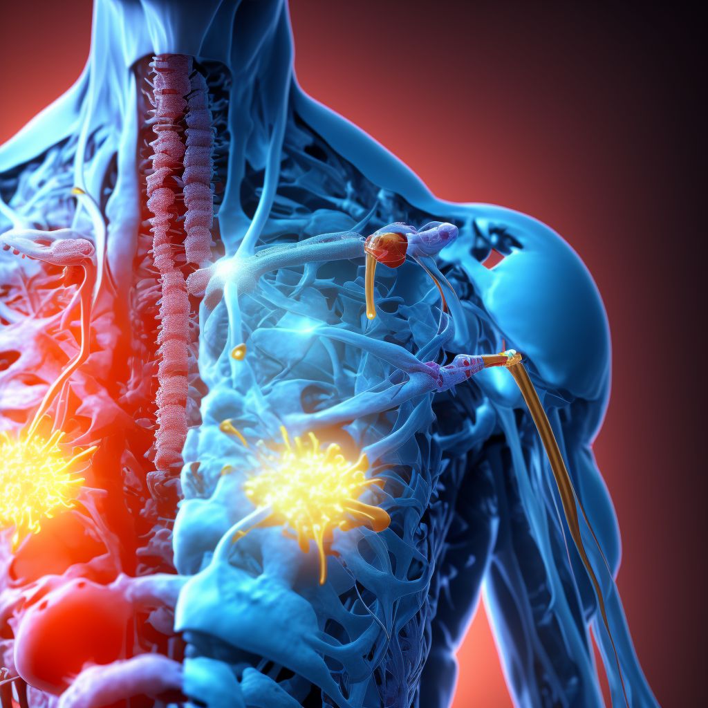 Subluxation of unspecified acromioclavicular joint, initial encounter digital illustration