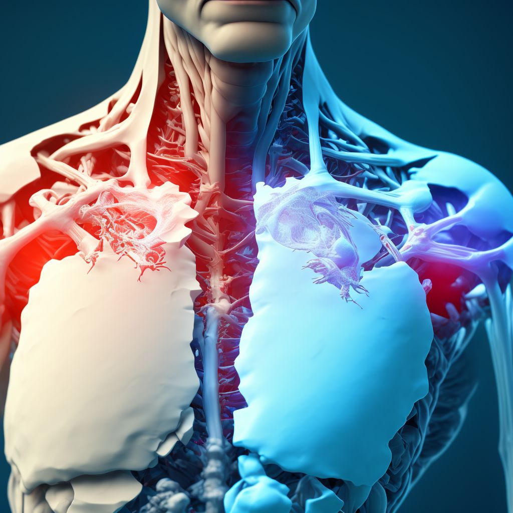 Dislocation of left acromioclavicular joint, greater than 200% displacement, sequela digital illustration