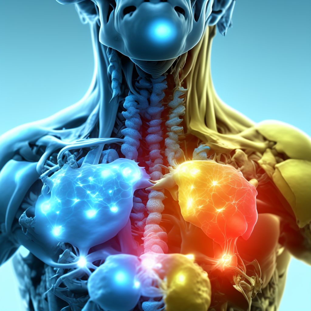 Unspecified subluxation of right sternoclavicular joint, initial encounter digital illustration