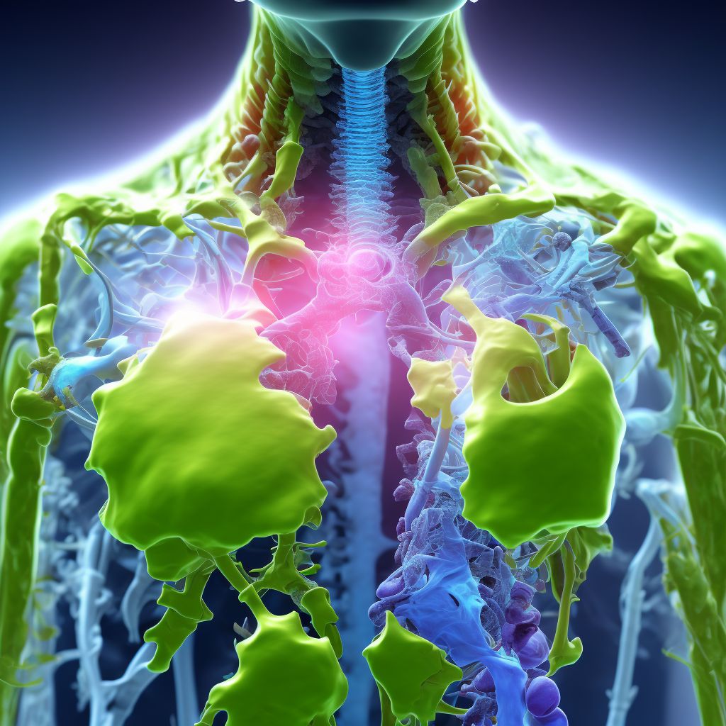 Unspecified subluxation of unspecified sternoclavicular joint, initial encounter digital illustration