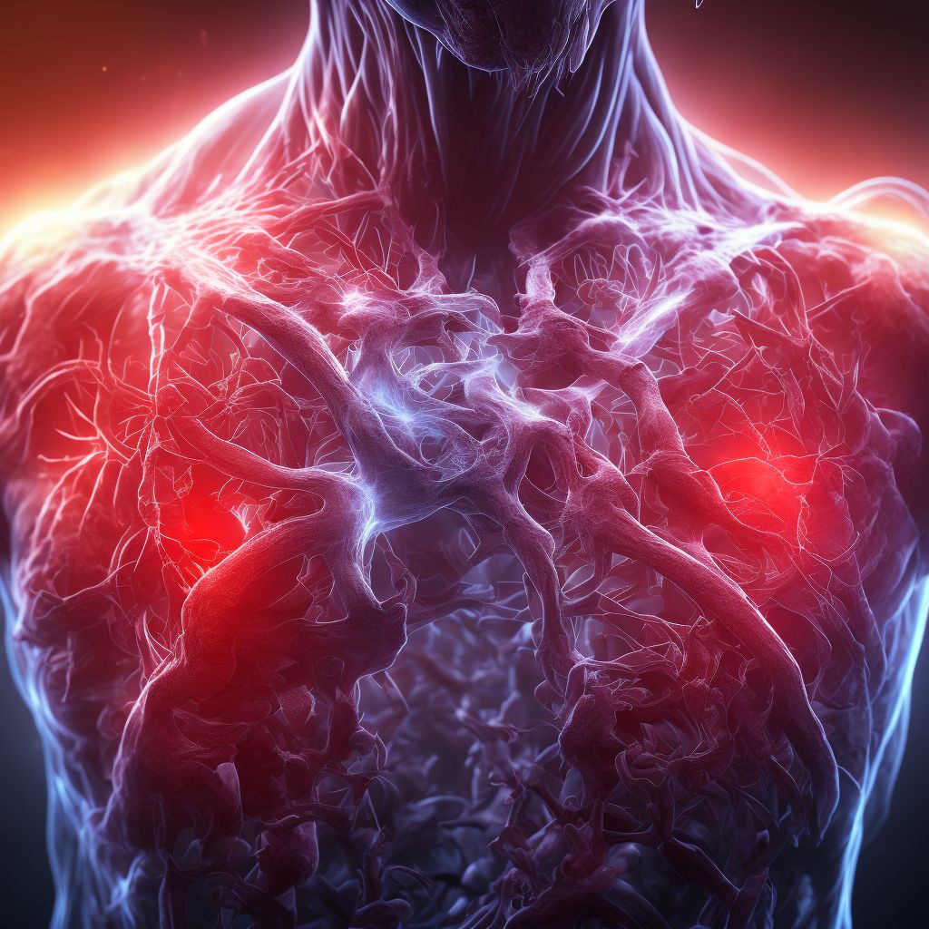 Other specified injury of axillary artery, unspecified side, initial encounter digital illustration