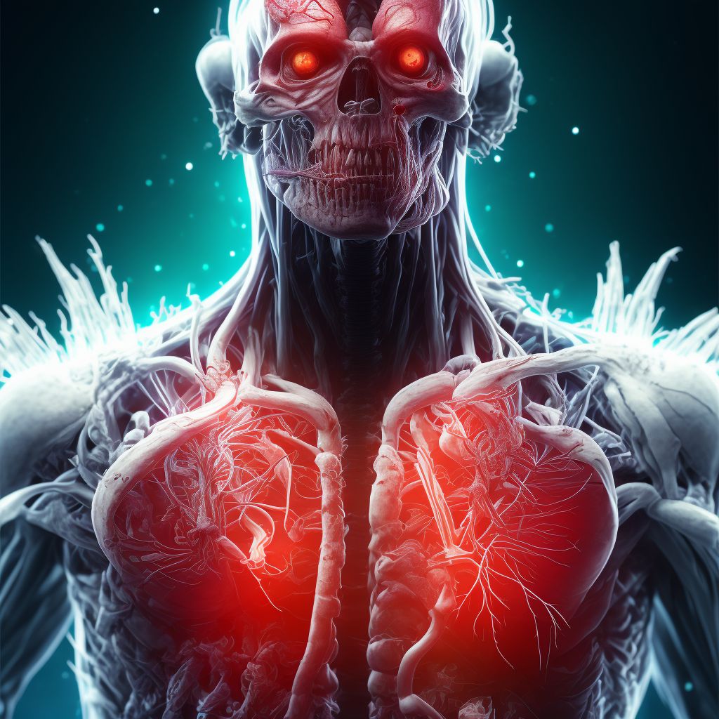 Other specified injury of brachial artery, left side, initial encounter digital illustration