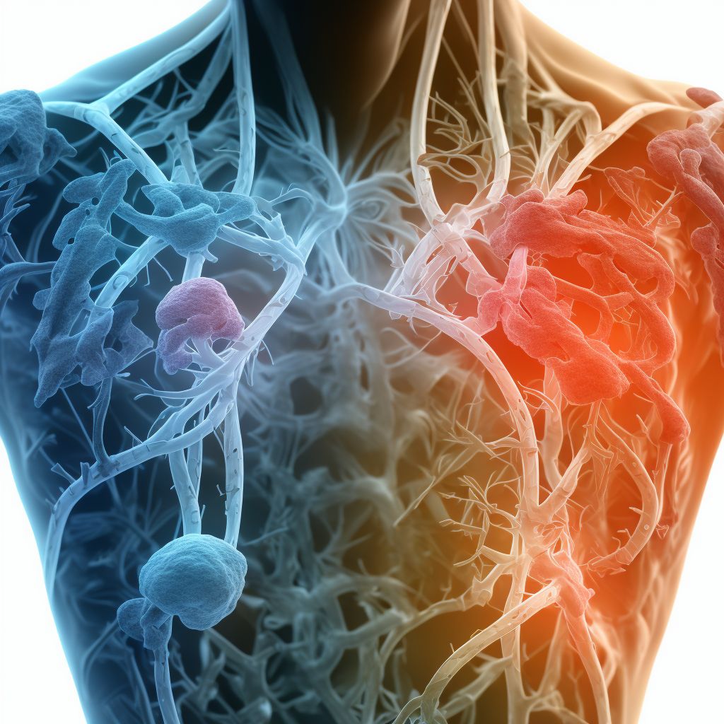 Unspecified injury of axillary or brachial vein, unspecified side, subsequent encounter digital illustration