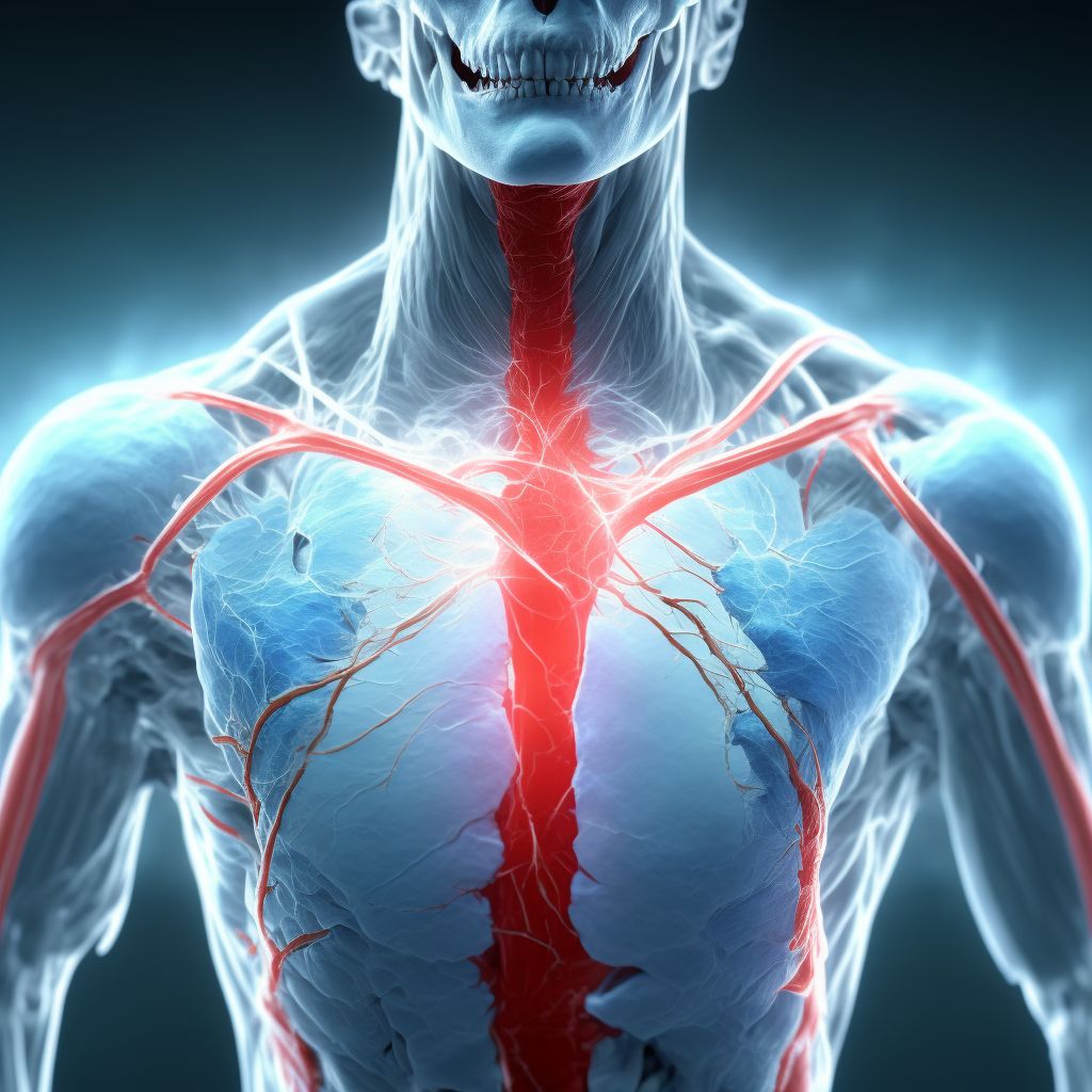 Other specified injury of superficial vein at shoulder and upper arm level, right arm, subsequent encounter digital illustration